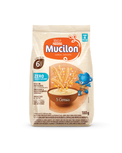 Cereal Infantil Mucilon 5 Cereais Zero Açúcar 180g