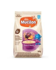 Cereal Infantil MUCILON Aveia Integral e Ameixa 180g