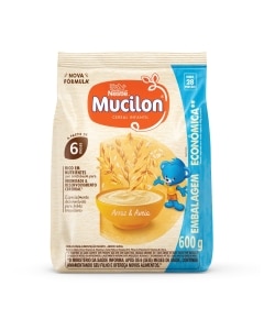 Cereal Infantil Mucilon Arroz e Aveia 600g