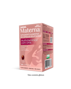 Suplemento alimentar Materna Multivitamínico com DHA 30 cápsulas
