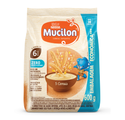 Cereal Infantil Mucilon 5 Cereais Zero Açúcar 600g
